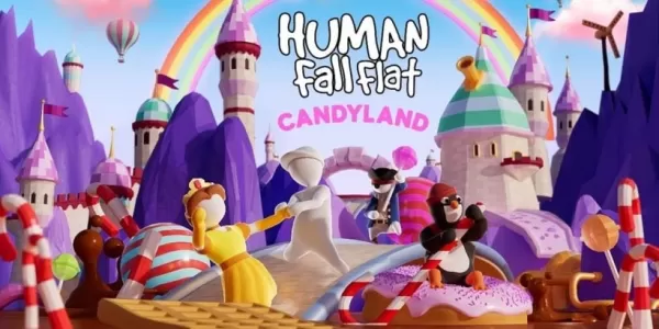 Candyland: Tahap baru kini boleh didapati di Fall Flat Mobile Manusia