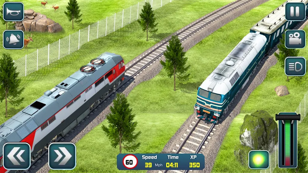 Euro Tren Conductor Tren Juego Captura de pantalla 1