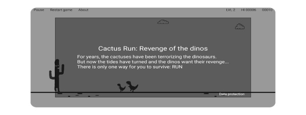 Cactus Run Classic - Dino jump应用截图第0张