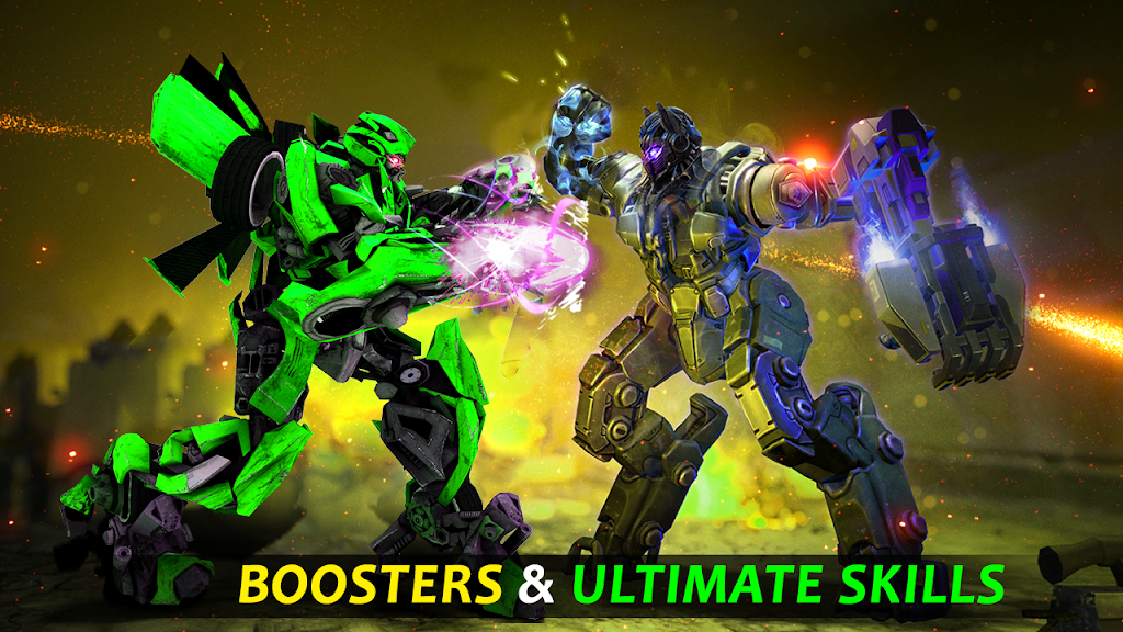 Futuristic Robot City Fighting 3D Game Schermafbeelding 1