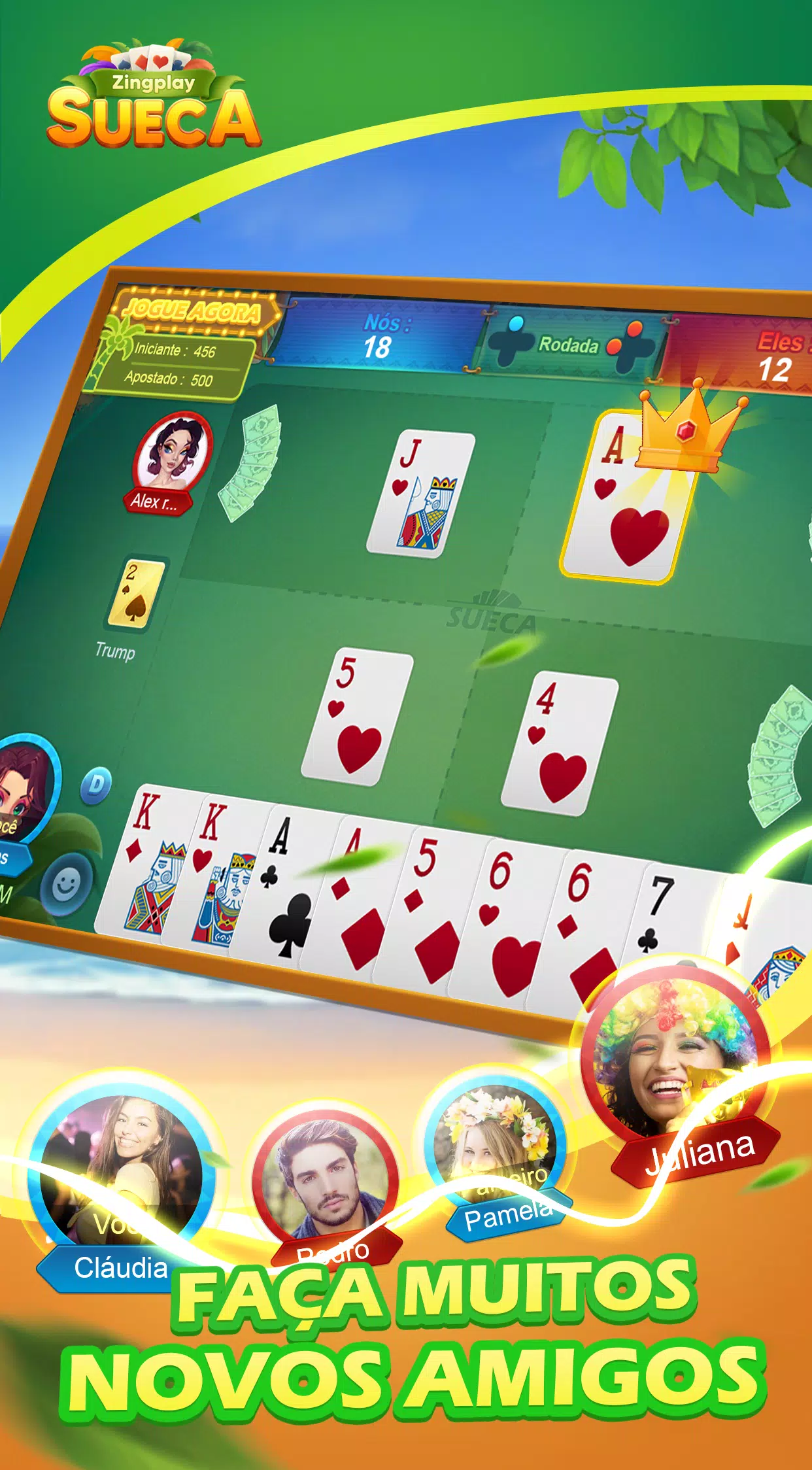 Sueca ZingPlay - Jogo de carta Captura de tela 1