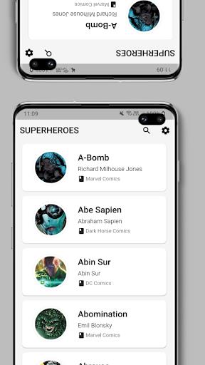 Superheroes 스크린샷 1