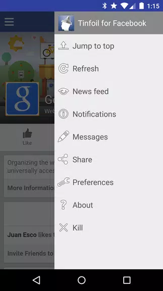 Tinfoil for Facebook应用截图第1张