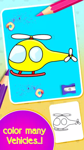 Drawing and Coloring Games Capture d'écran 3