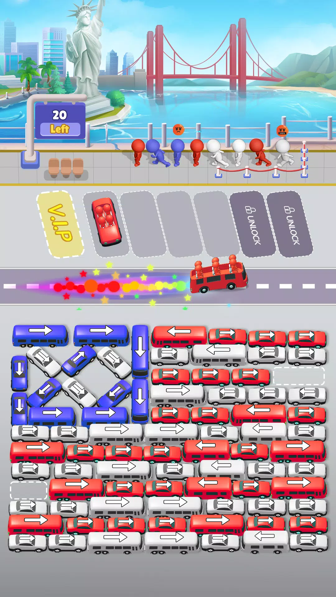 Bus Sort Jam: Parking Puzzle স্ক্রিনশট 0