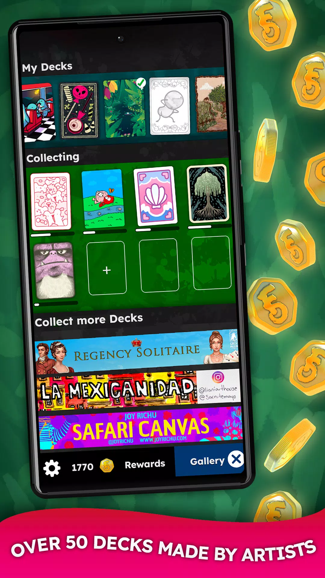 FLICK SOLITAIRE - Cozy Cards 스크린샷 3