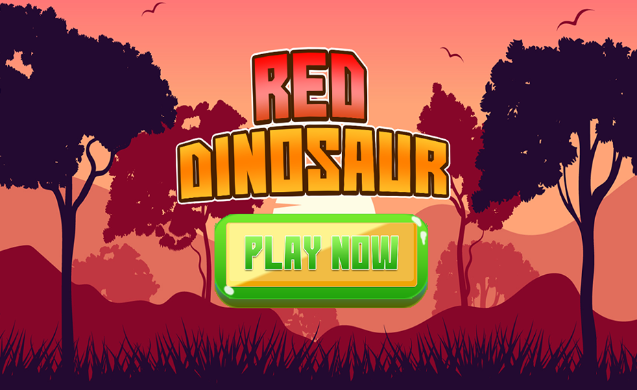 Hit The Red Dinosaur Game Ảnh chụp màn hình 0