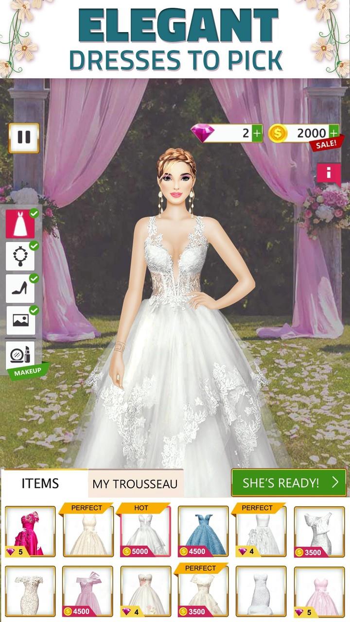 Hochzeitdesigner: Kleiddressup Capture d'écran 2