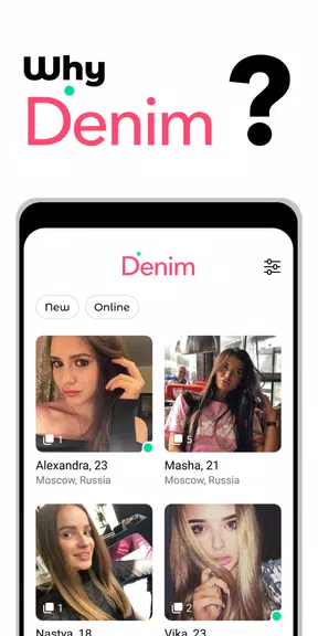 Denim - premium dating app স্ক্রিনশট 0