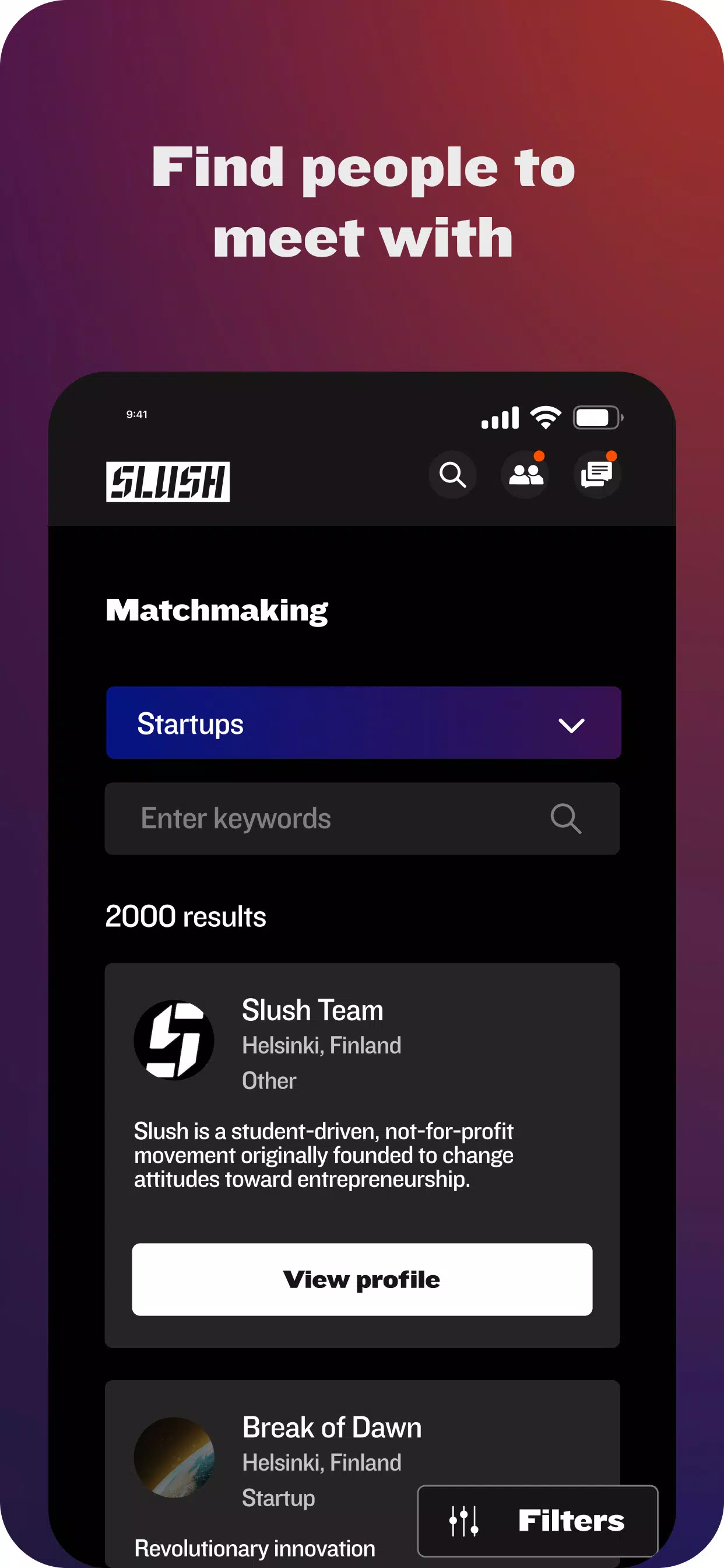 Slush App 螢幕截圖 1