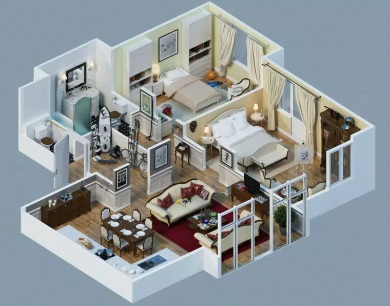 3D House Design Screenshot 2