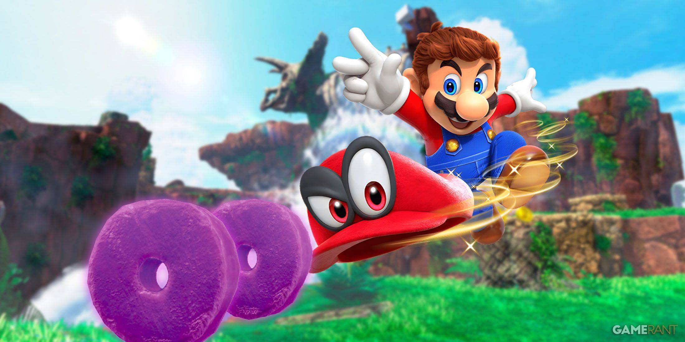 Super Mario Odyssey: scopri le monete viola nascoste nel Regno delle Cascate