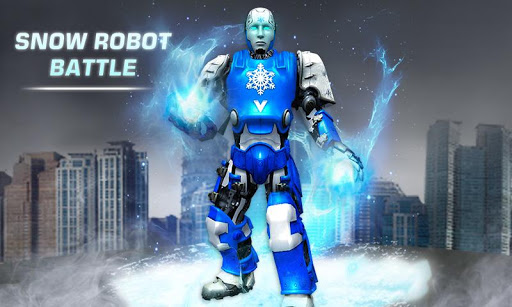 Ice Superhero Flying Robot - F Captura de pantalla 0