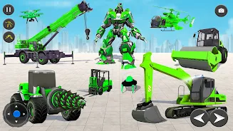 Robot Truck Car Transform Game Schermafbeelding 3