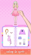 DIY Paper Doll: Dress Up Diary Captura de pantalla 1