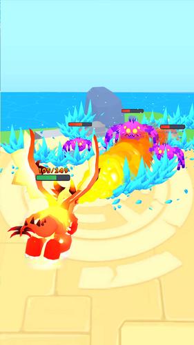 Monster Evolution Run & Battle 스크린샷 1