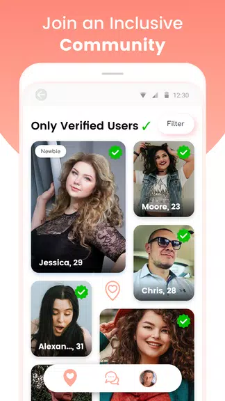 Curvy Singles Dating स्क्रीनशॉट 1