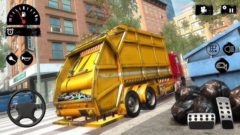 Garbage Dump Truck Driving 3D Скриншот 2