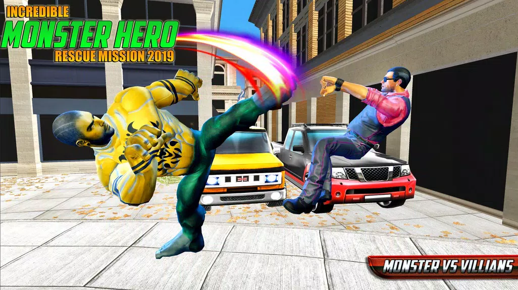 Incredible Monster Superhero Crime City 2018 ภาพหน้าจอ 2