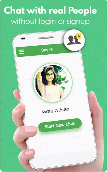 Say Hi - Meet People Online スクリーンショット 0