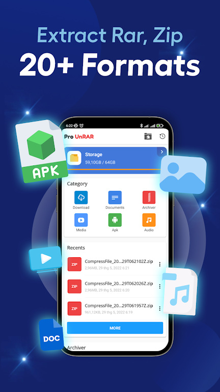Pro 7-Zip, Unzip Rar Extractor Schermafbeelding 2