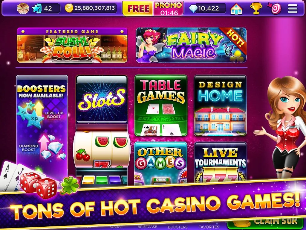 Glamour Casino - Home Designer Slots 螢幕截圖 0