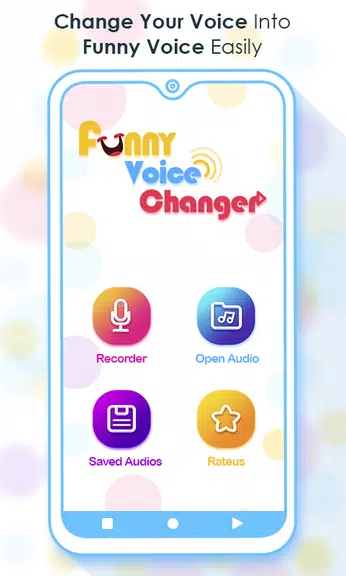 Voice Changer - Funny Recorder スクリーンショット 0