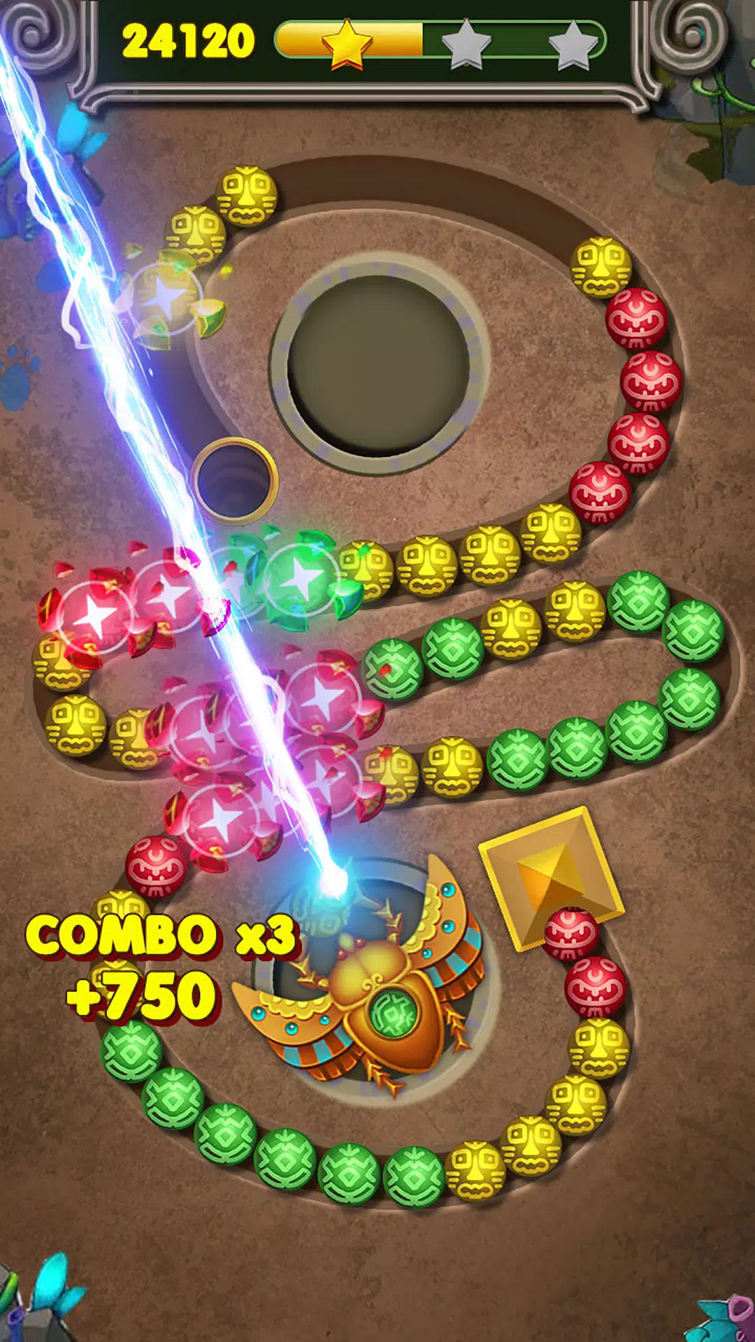 Jungle Marble Blast 3 Ảnh chụp màn hình 1