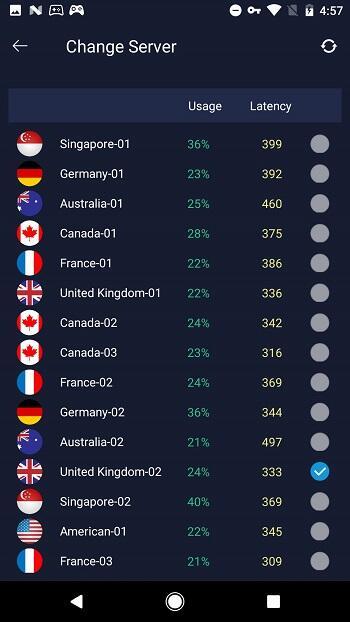 QuickVPN スクリーンショット 1