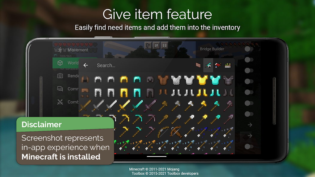 Toolbox for Minecraft: PE Mod স্ক্রিনশট 1