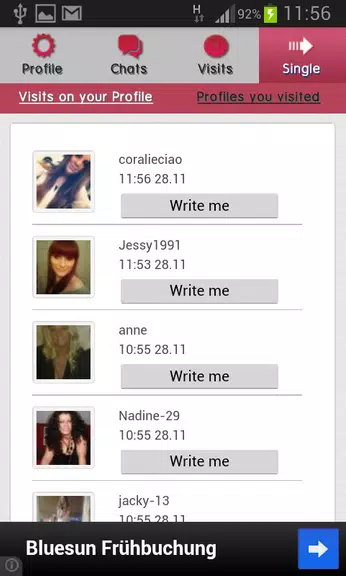 Schermata Free Local Dating Chat & Flirt 1