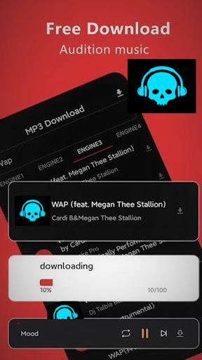 Mp3Skulls Mp3 Music Downloader 螢幕截圖 1