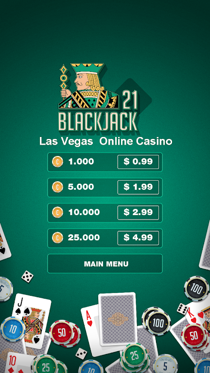 BlackJack 21: Las Vegas  Online Casino Game 螢幕截圖 1
