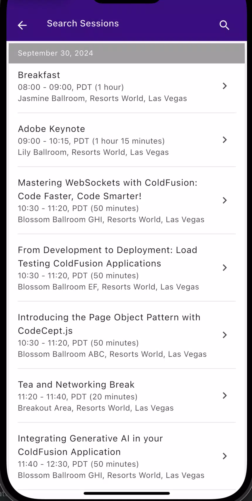 Adobe ColdFusion Summit 2024 螢幕截圖 2