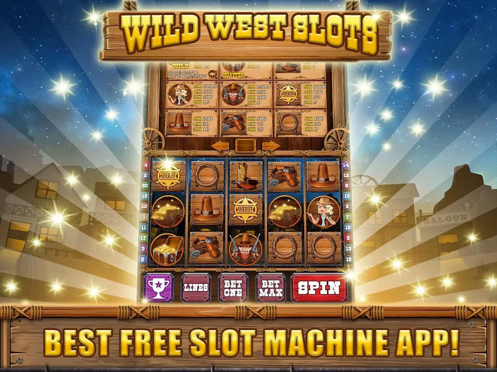Wild West Slots Bonanza 螢幕截圖 0