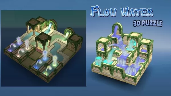 Nuovo puzzle 3D: Flow Water Fountain - Ruota, connettersi, flusso
