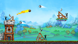 The Catapult - Stick man Throw Screenshot 2