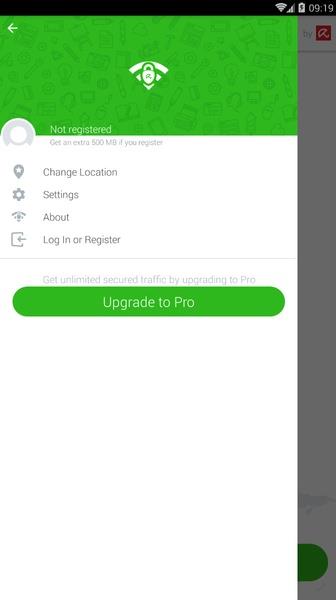 Avira Phantom VPN & Proxy Screenshot 1