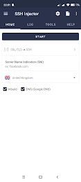 SSH Injector - Tunnel VPN Ảnh chụp màn hình 0