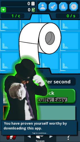 Toilet Paper Tycoon Captura de tela 0