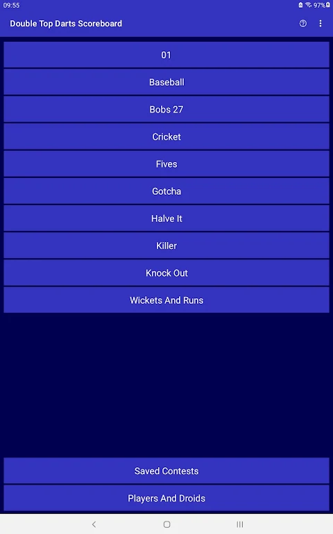 Double Top Darts Scoreboard Capture d'écran 0