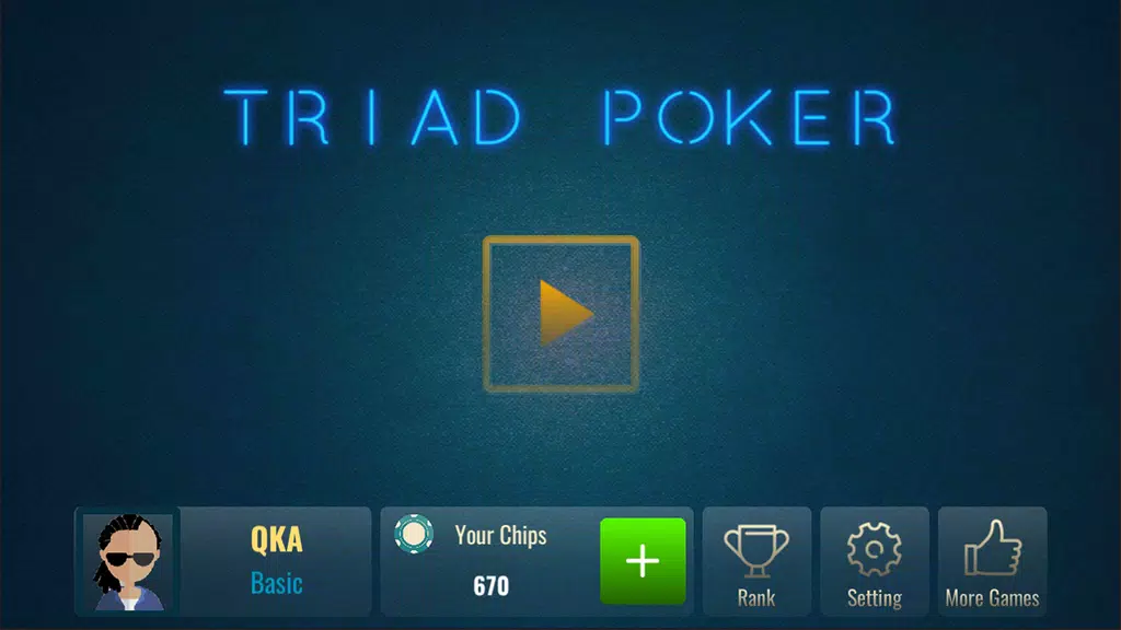 Lieng Offline - Triad Poker 3 Captura de tela 0
