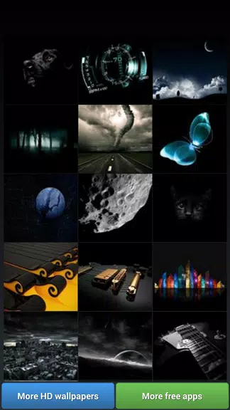 Black Theme HD Wallpapers 스크린샷 0