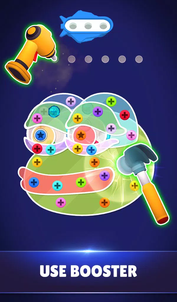 Screw Puzzle: 3D Nuts Jam Tangkapan skrin 2