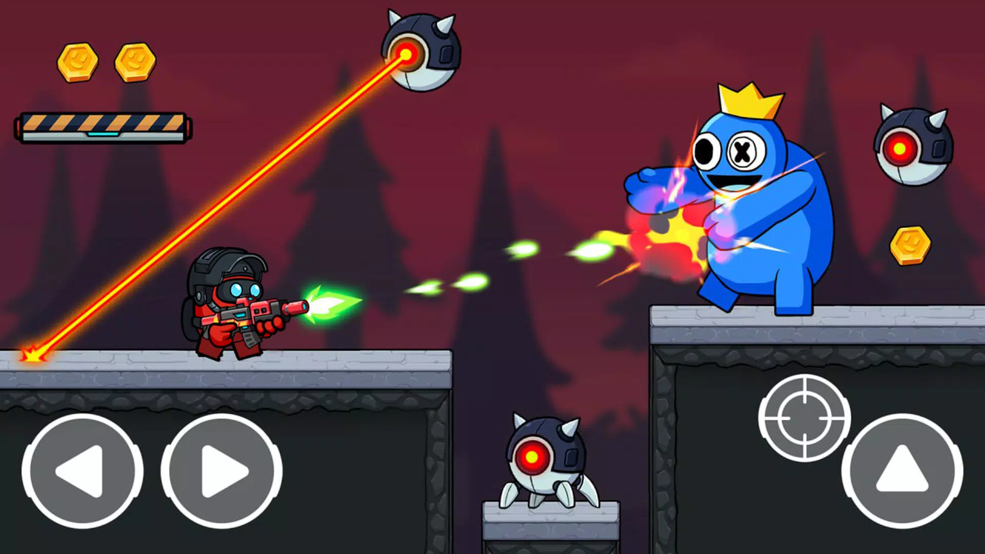 Blue Hero Shooter: Survival ภาพหน้าจอ 1