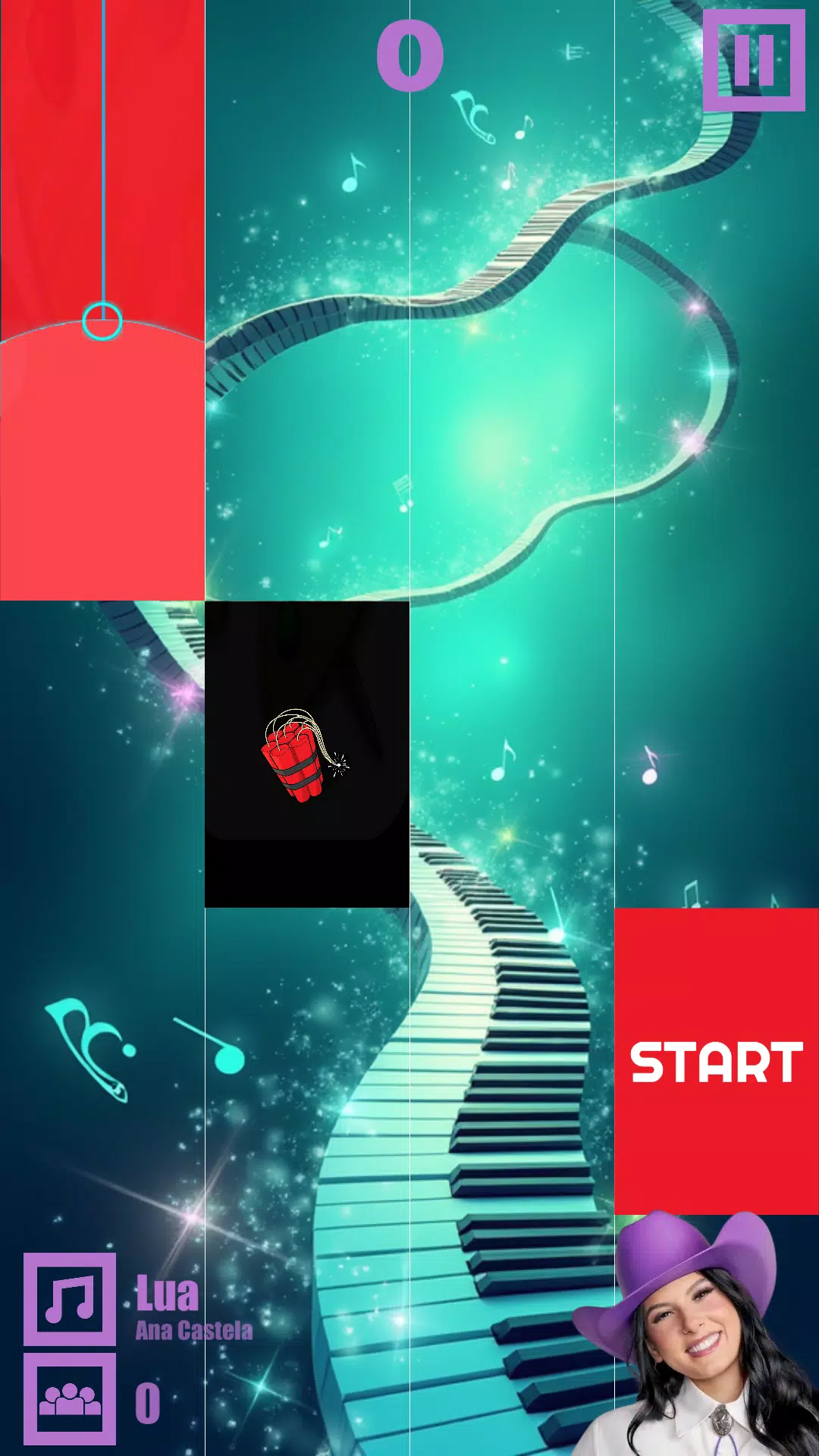 Piano Music Ana Castela Game স্ক্রিনশট 2