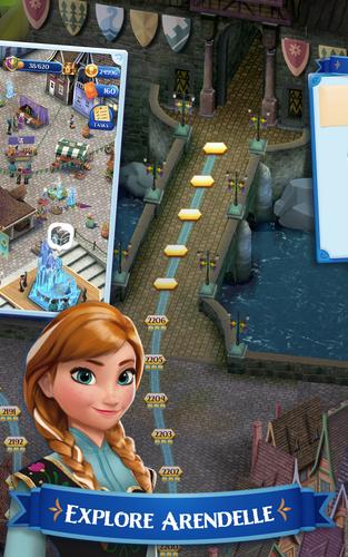 Disney Frozen Free Fall Games 螢幕截圖 3