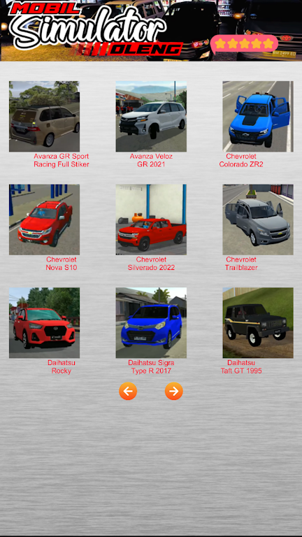 Mobil Simulator Oleng Captura de pantalla 3
