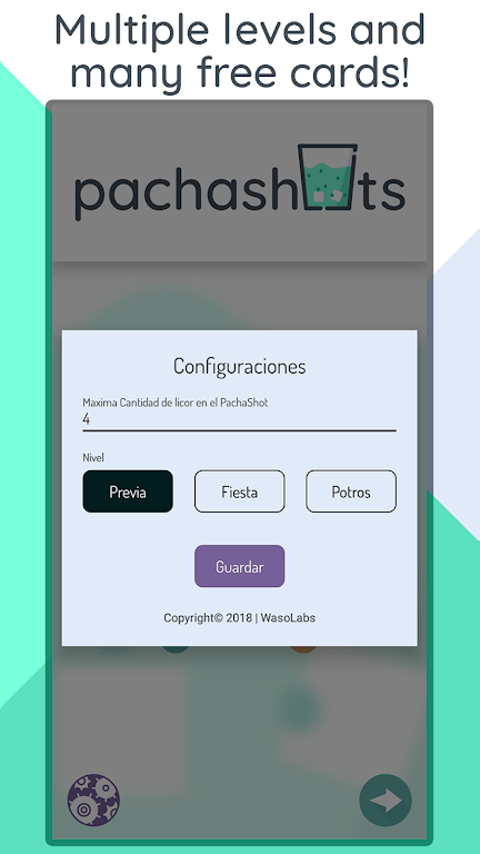 Schermata PachaShots – Drinking Games 1
