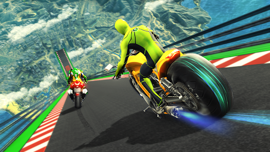 Super Hero Bike: Racing Game 螢幕截圖 0